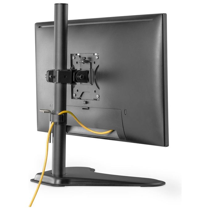 Digitus DA-90437 Supporto Monitor Singolo da Scrivania 17'' 32'' 8 Kg VESA 75x75 100x100 rotazione 360° colore Nero