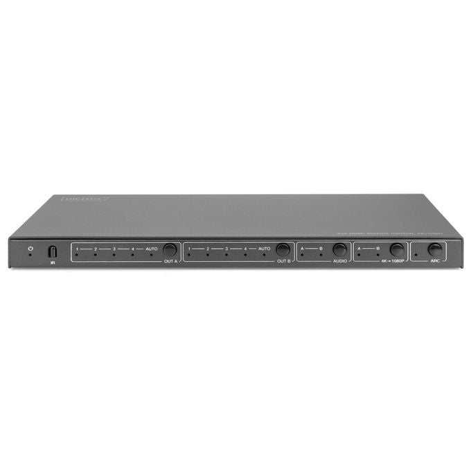 Digitus DS-55509 4x2 switch matrix HDMI 4K-60Hz 18 Gbit-s HDCP 2.2 EDID ARC colore Nero