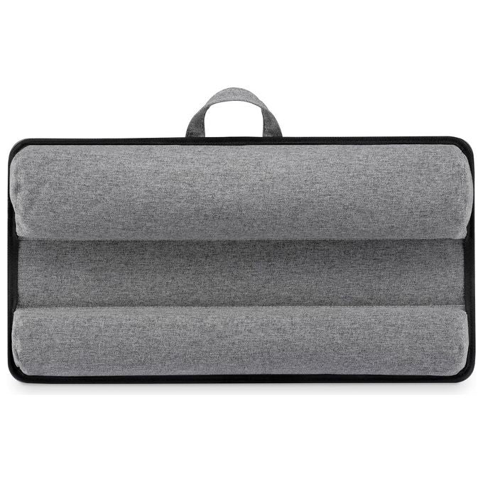 Digitus DA-90441 Stazione di Lavoro per Notebook fino a 17'' con Tappetino Mouse e Supporto Smartphone colore Grigio