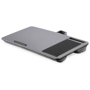 Digitus DA-90441 Stazione di Lavoro per Notebook fino a 17'' con Tappetino Mouse e Supporto Smartphone colore Grigio