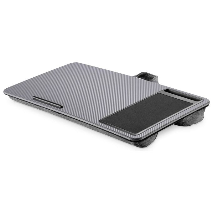 Digitus DA-90441 Stazione di Lavoro per Notebook fino a 17'' con Tappetino Mouse e Supporto Smartphone colore Grigio