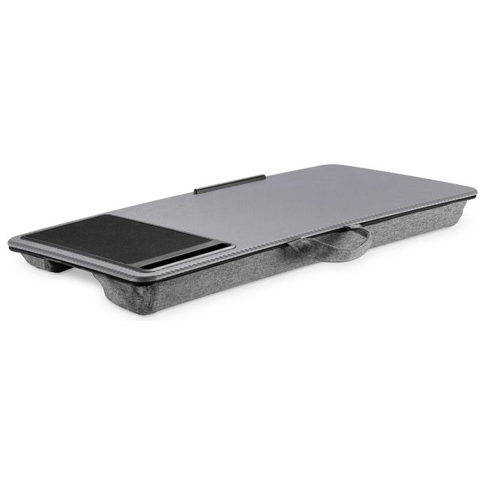 Digitus DA-90441 Stazione di Lavoro per Notebook fino a 17'' con Tappetino Mouse e Supporto Smartphone colore Grigio