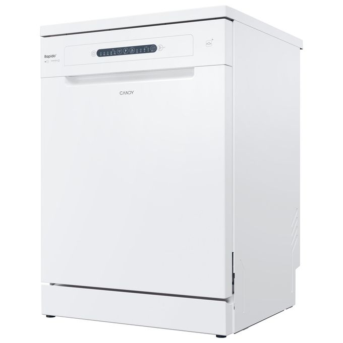 Candy CF 4E7L0W Rapido Lavastoviglie Libera Installazione 14 coperti Classe E 47 dB Wi-Fi Bluetooth (85x60x60 cm) colore Bianco