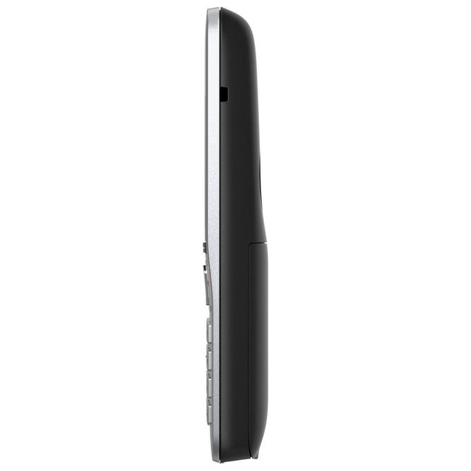 Gigaset L36852-H3023-B101 COMFORT 500A duo Telefono analogico DECT con vivavoce e identificatore di chiamata colore Nero Argento