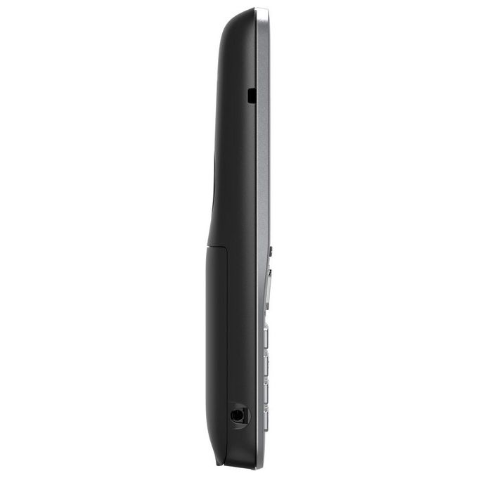 Gigaset L36852-H3023-B101 COMFORT 500A duo Telefono analogico DECT con vivavoce e identificatore di chiamata colore Nero Argento