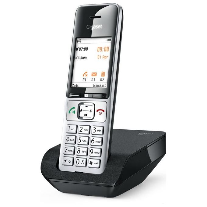 Gigaset S30852-H3003-B101 Comfort 500 Telefono Cordless DECT GAP Display 2,2'' TFT Vivavoce Baby Monitor colore Nero