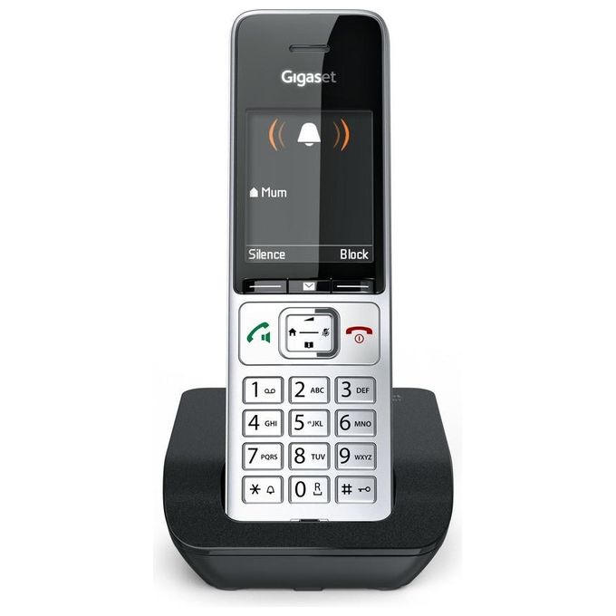 Gigaset S30852-H3003-B101 Comfort 500 Telefono Cordless DECT GAP Display 2,2'' TFT Vivavoce Baby Monitor colore Nero