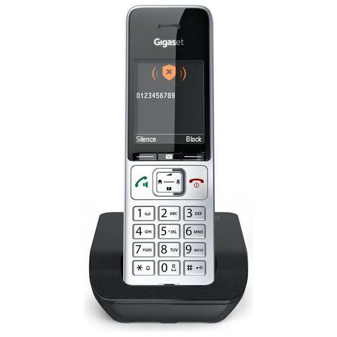 Gigaset S30852-H3003-B101 Comfort 500 Telefono Cordless DECT GAP Display 2,2'' TFT Vivavoce Baby Monitor colore Nero