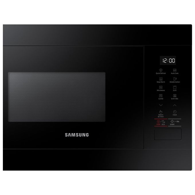 Samsung MG22M8254AK-E1 Forno a microonde da incasso con grill 22 L 850 W Classe A Keep Warm Eco Mode (38x59,5x32 cm) colore Nero
