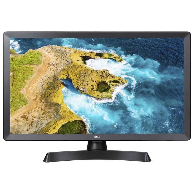 LG 24TQ510S Monitor TV 24'' Smart webOS 22 LED HD Wi-Fi DVB-T2 DVB-S2 colore Nero