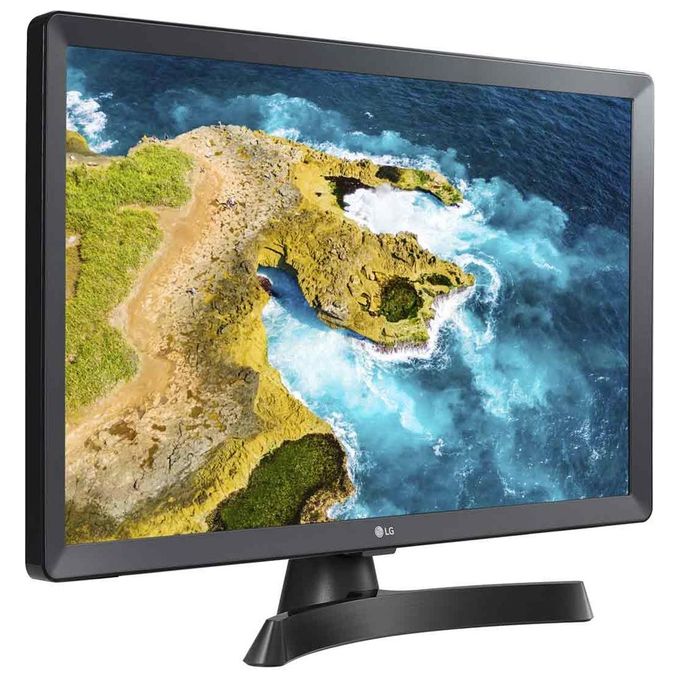 LG 24TQ510S Monitor TV 24'' Smart webOS 22 LED HD Wi-Fi DVB-T2 DVB-S2 colore Nero
