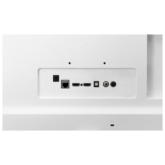 LG 24TQ510S-WZ Monitor TV 23.6'' Smart webOS 22 LED HD DVB-T2 S2 Wi-Fi Bluetooth AirPlay 2 colore Bianco
