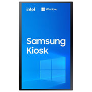 Samsung LH24KMC3BGCXEN KM24C-3 Kiosk Design Monitor LED 24'' Full HD Touch Screen Capacitivo Windows 10 IoT Enterprise Intel Core i3 colore Bianco