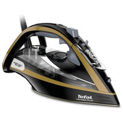 Tefal FV9865E0 Ultimate Pure Ferro da Stiro a Vapore Piastra Durilium Autoclean 3000W colore Nero Oro