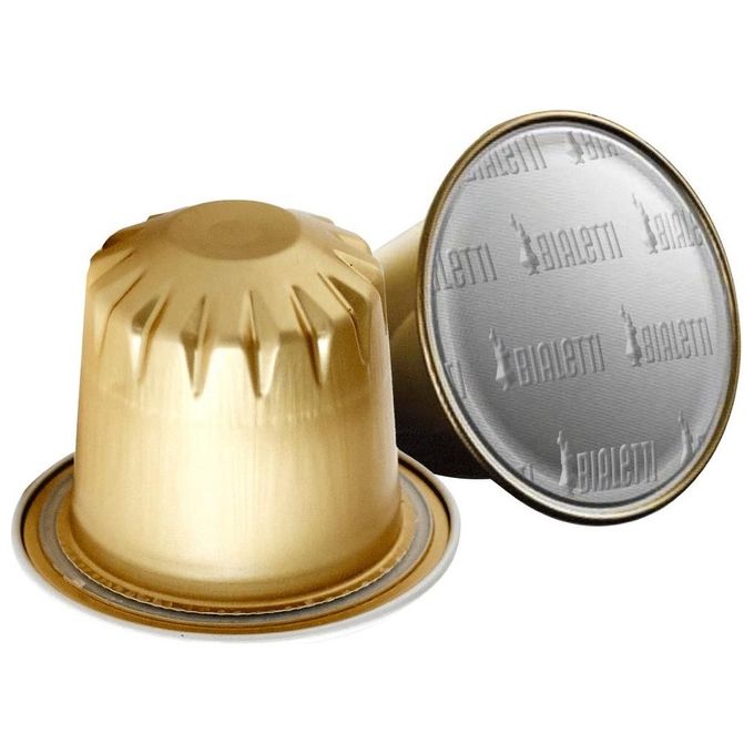 Bialetti 096080460 Bridgerton Capsule Caffe' Compatibili Nespresso 10 pz 80% Arabica 20% Robusta Alluminio Riciclabile