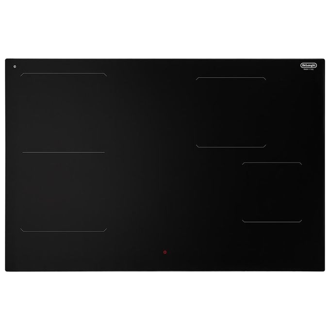 De'Longhi SLI 804 Life Piano cottura a induzione 78 cm 4 zone da incasso vetroceramica Touch Full Bridge colore Nero