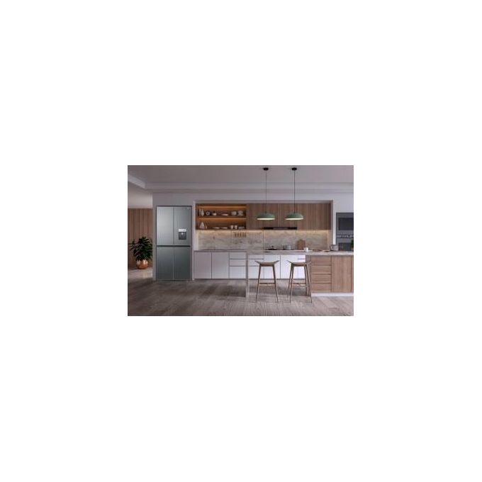TCL RP466CXF0 Frigorifero 4 Porte 466 L 186 cm Classe F No Frost Inverter Total No Frost 40 dB colore Inox