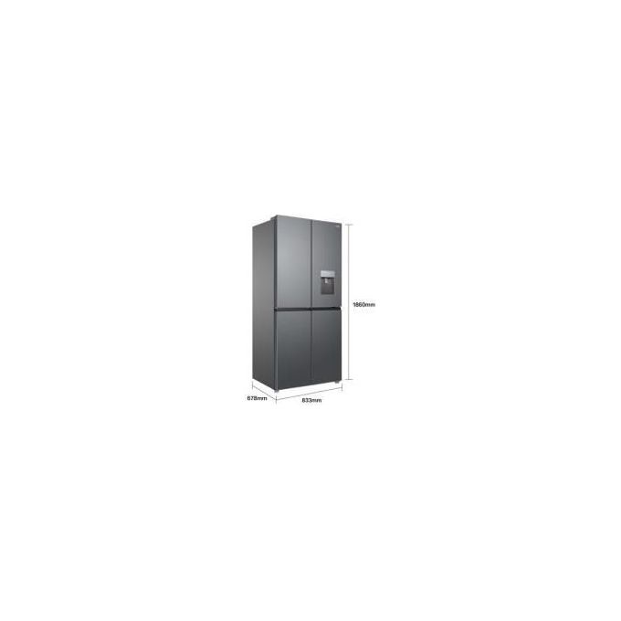 TCL RP466CXF0 Frigorifero 4 Porte 466 L 186 cm Classe F No Frost Inverter Total No Frost 40 dB colore Inox