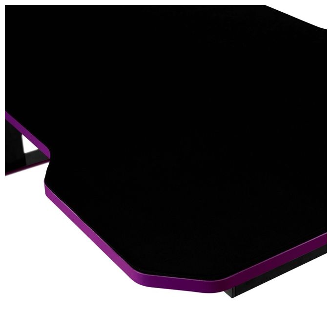 Cooler Master CMI-GD160-PRV1 GD160 Scrivania Gaming 160x75 cm Regolabile in Altezza Tappetino Mouse Full Surface Idrorepellente Gestione Cavi colore Nero Viola