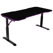 Cooler Master CMI-GD160-PRV1 GD160 Scrivania Gaming 160x75 cm Regolabile in Altezza Tappetino Mouse Full Surface Idrorepellente Gestione Cavi colore Nero Viola
