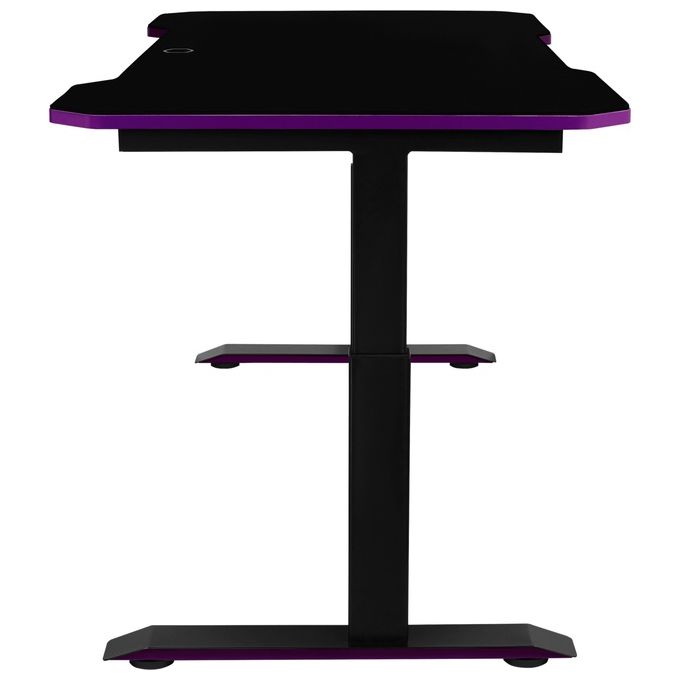 Cooler Master CMI-GD160-PRV1 GD160 Scrivania Gaming 160x75 cm Regolabile in Altezza Tappetino Mouse Full Surface Idrorepellente Gestione Cavi colore Nero Viola