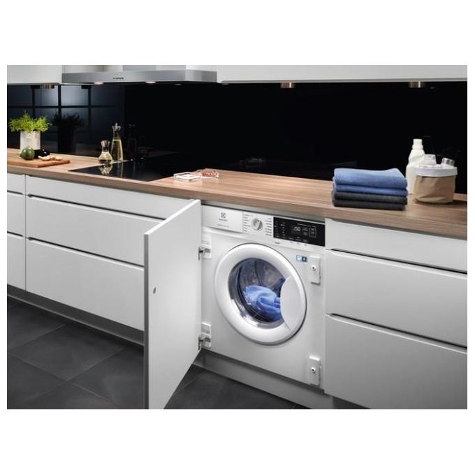 Electrolux EW7F472WBI Lavatrice Caricamento Frontale Sistema antispreco VaporePRO Classe Energetica D Capacita' di Carico 7 Kg Centrifuga 1200 giri Motore o Universale SensiCare SteamSystem