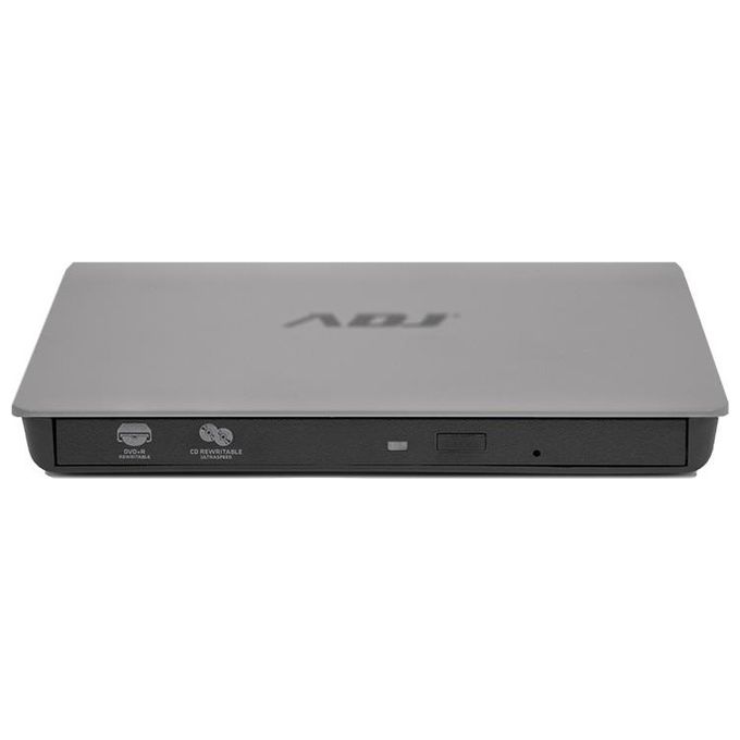ADJ 142-00002 Masterizzatore Esterno DVD RW USB 3.0 Plug and Play 24X Buffer 2MB colore Nero Grigio