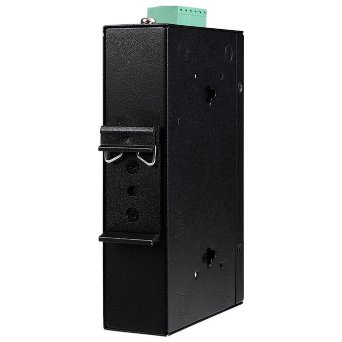EDiMAX IGS-1005 Switch industriale Ethernet a 5 porte Gigabit con alimentazione ridondante doppia DC 12V~48V protezione sovratensione 6 kV raffreddamento passivo montaggio su guida DIN o a parete colore Nero