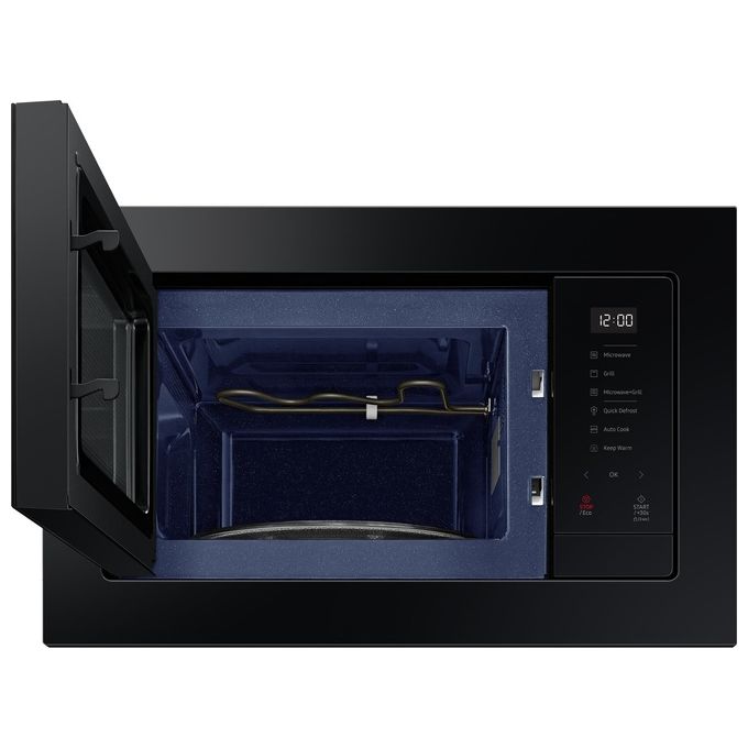 Samsung MG23A7318CK Forno a microonde da incasso con Grill 23 L 1300 W Touch Control Ceramic Inside (27x49x36 cm) colore Nero