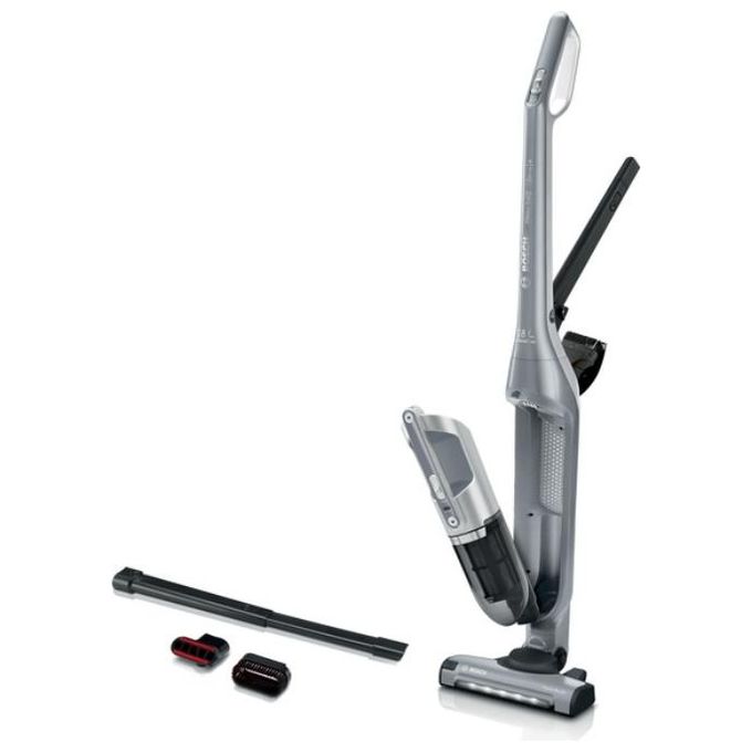 Bosch BBH3K2801 Serie 4 Aspirapolvere a bastone 2 in 1 Senza sacchetto Autonomia 55 min Batteria 25,2 V colore Argento
