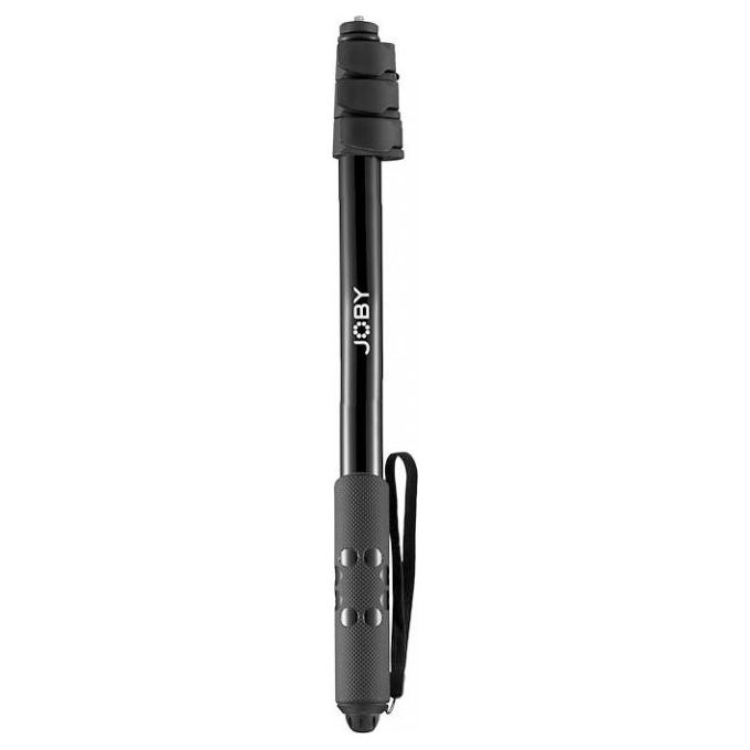 Joby JB01765-BWW Compact 2in1 Monopod per Fotocamera e Action Cam fino a 1 kg con Testa a Sfera e Attacco Pin-Joint colore Nero