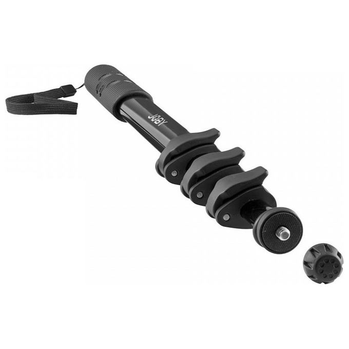 Joby JB01765-BWW Compact 2in1 Monopod per Fotocamera e Action Cam fino a 1 kg con Testa a Sfera e Attacco Pin-Joint colore Nero
