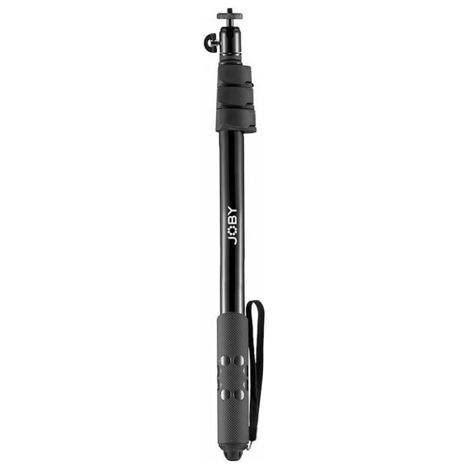 Joby JB01765-BWW Compact 2in1 Monopod per Fotocamera e Action Cam fino a 1 kg con Testa a Sfera e Attacco Pin-Joint colore Nero