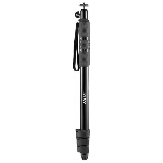 Joby JB01765-BWW Compact 2in1 Monopod per Fotocamera e Action Cam fino a 1 kg con Testa a Sfera e Attacco Pin-Joint colore Nero