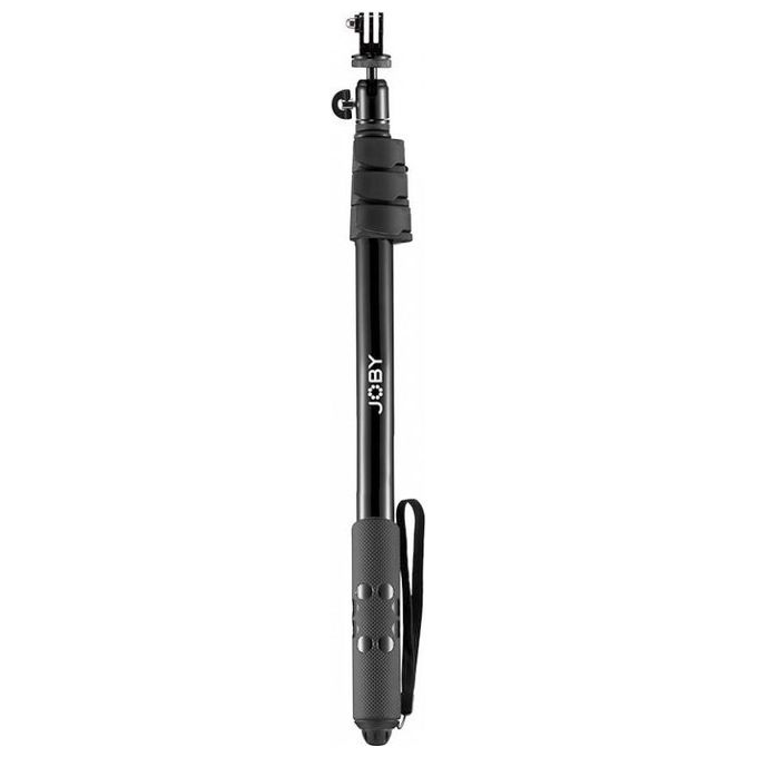 Joby JB01765-BWW Compact 2in1 Monopod per Fotocamera e Action Cam fino a 1 kg con Testa a Sfera e Attacco Pin-Joint colore Nero