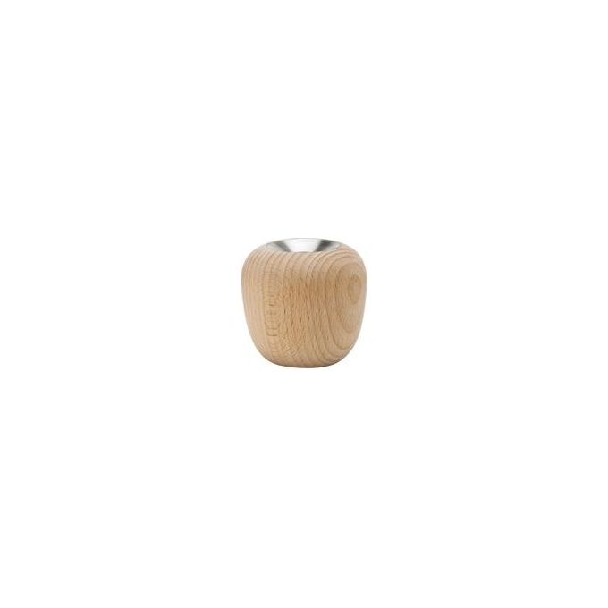 Stelton Ora Porta Candele 6.5cm Legno di Faggio