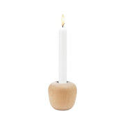Stelton 104-1 Ora Portacandele in Legno di Faggio Altezza 8 cm Diametro 8,5 cm colore Legno Naturale