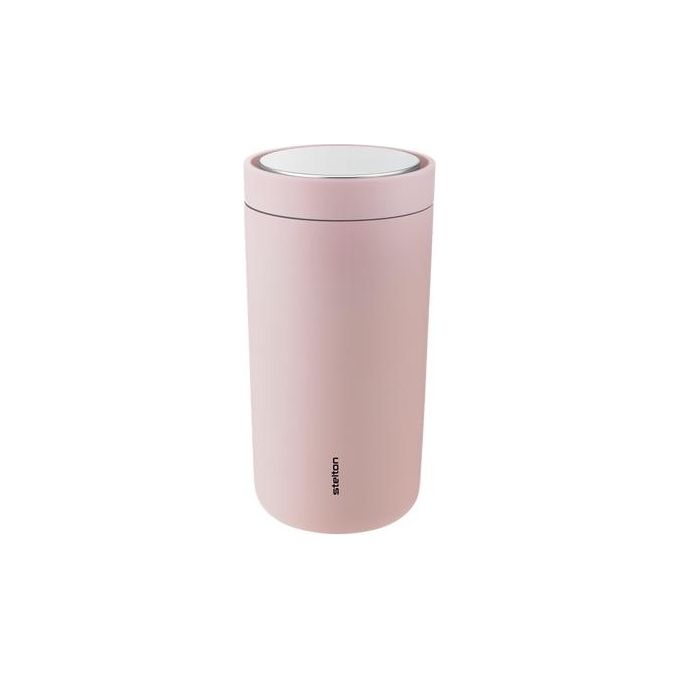 Stelton 675-36 To Go Click Tazza Termica 200 ml Acciaio Inox con Chiusura a Clic Colore Soft Rose