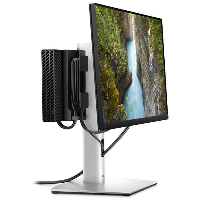 Dell MFS22 Supporto All-in-One Micro Form Factor Monitor 19'' 27'' VESA 100x100 regolazione altezza colore Argento Nero