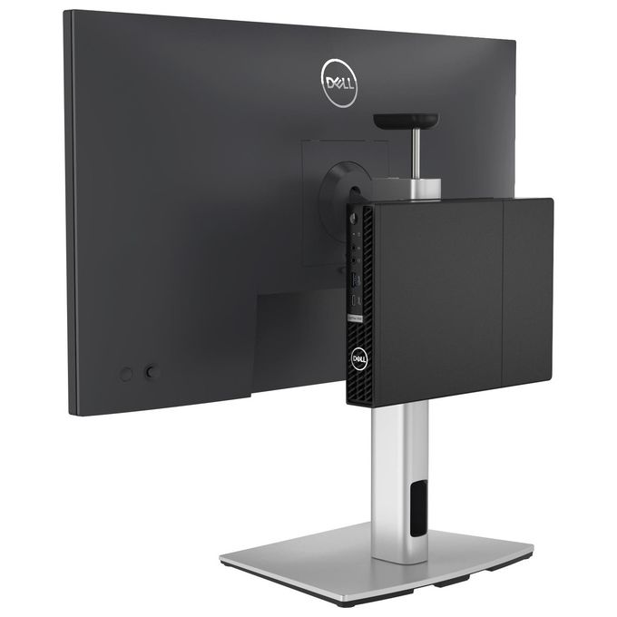 Dell MFS22 Supporto All-in-One Micro Form Factor Monitor 19'' 27'' VESA 100x100 regolazione altezza colore Argento Nero