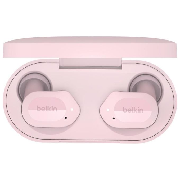 Belkin AUC005BTPK SOUNDFORM Play Auricolari True Wireless In-ear Bluetooth 5.2 IPX5 38h colore Rosa