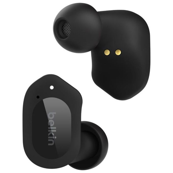 Belkin AUC005 SOUNDFORM Play Auricolari True Wireless In-ear Bluetooth 5.2 IPX5 38 ore Ricarica USB-C colore Nero