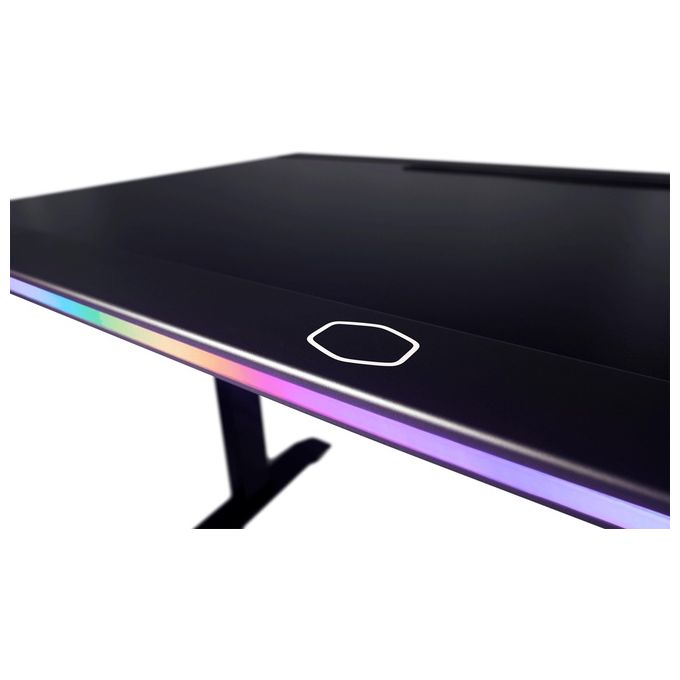 Cooler Master CMI-GD120-PRA1 GD120 Scrivania Gaming ARGB 120x75 cm Mousepad incluso colore Nero Viola