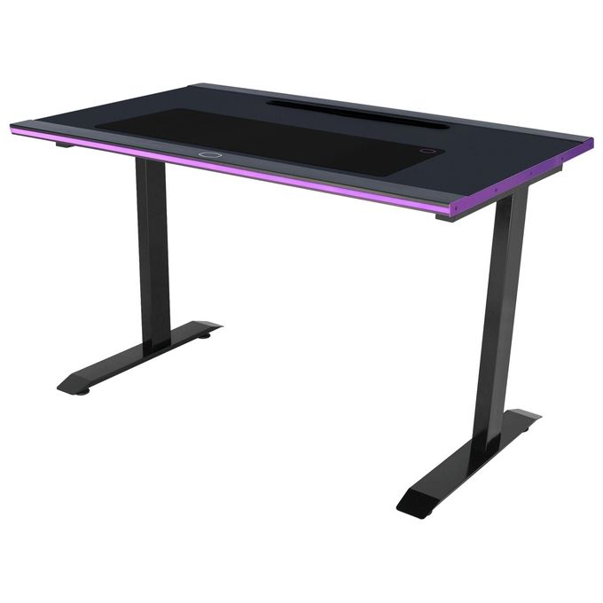 Cooler Master CMI-GD120-PRA1 GD120 Scrivania Gaming ARGB 120x75 cm Mousepad incluso colore Nero Viola