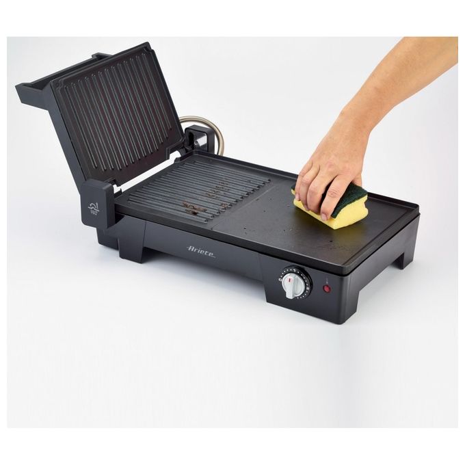 Ariete 1916 Multigrill 3in1 - Griglia Elettrica da tavolo 3 in 1 con piastra liscia e rigata con 3 superfici di cottura