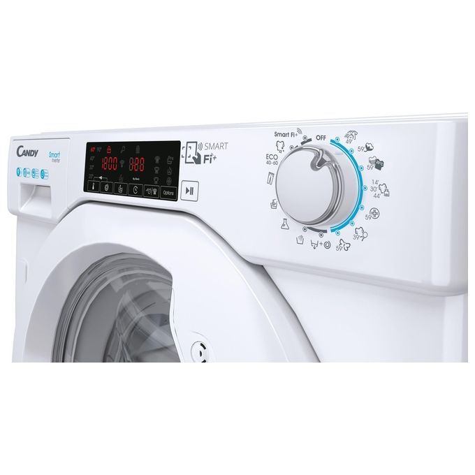 Candy CBWO 49TWME-S Lavatrice Carica Frontale da Incasso Mix Power System+ Partenza ritardata 24h Classe energetica A Capacita' di carico 9 kg Centrifuga 1400 giri Motore Inverter Wifi
