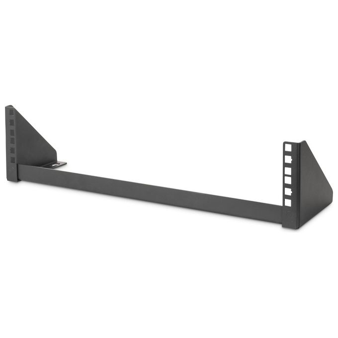 Digitus DN-48003 Staffa Montaggio a Parete per Apparecchiature 19'' 2U Portata 20 Kg colore Nero