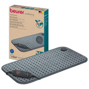 Beurer HK 123 XXL Green Planet Termoforo 100W 6 Livelli di Temperatura Lavabile Autospegnimento 90 min 60x30 cm colore Grigio