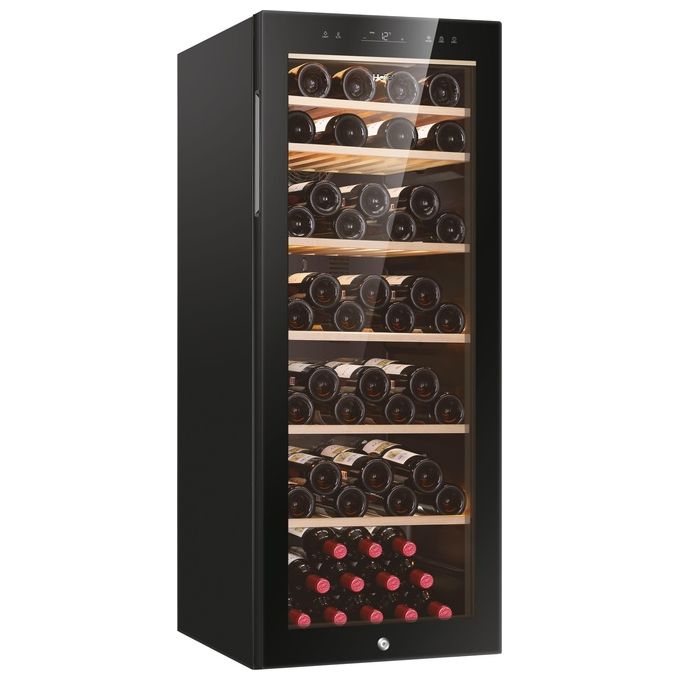 Haier HWS84GA Wine Bank 50 Serie 5 Cantinetta Vino con Compressore 84 bottiglie 1 zona 149 kWh Classe G 37 dB colore Nero