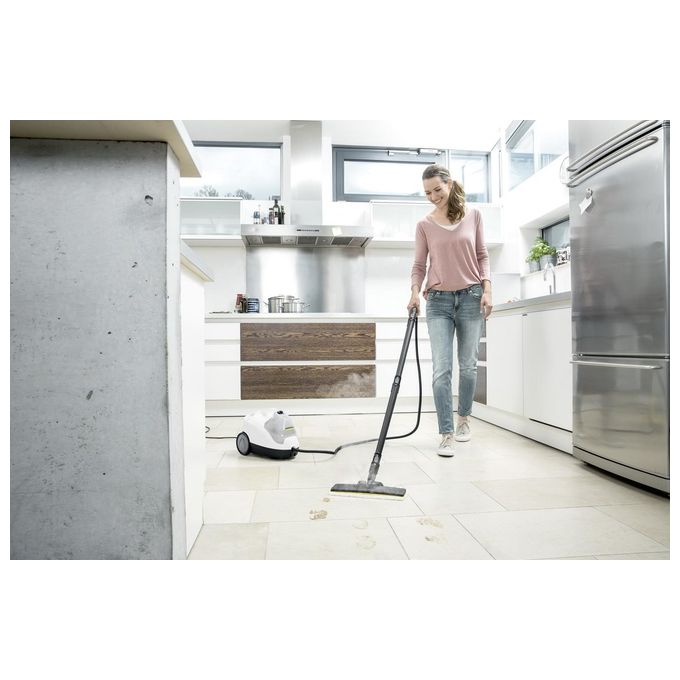 KÄRCHER 1.512-630.0 SC 4 EasyFix Pulitore a Vapore 2000 W 0.8 L Serbatoio Estraibile 100 m² 4 min Riscaldamento colore Nero